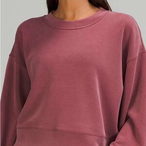 LULULEMON SOFSTREME CROPPED CREW | SIZE 4 | MULLED WINE 🌸